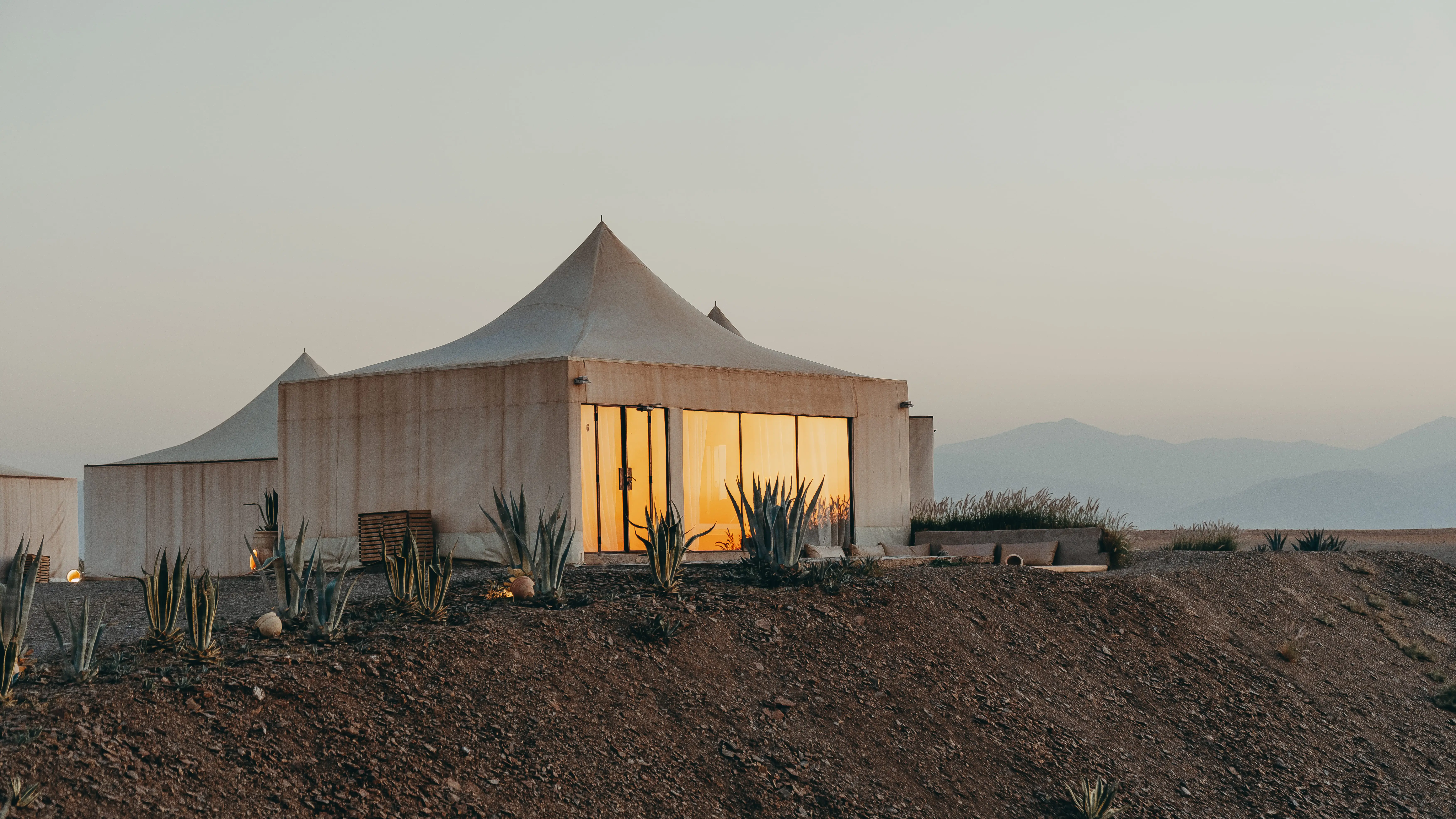  sunset at Agafay Desert Luxury Camp