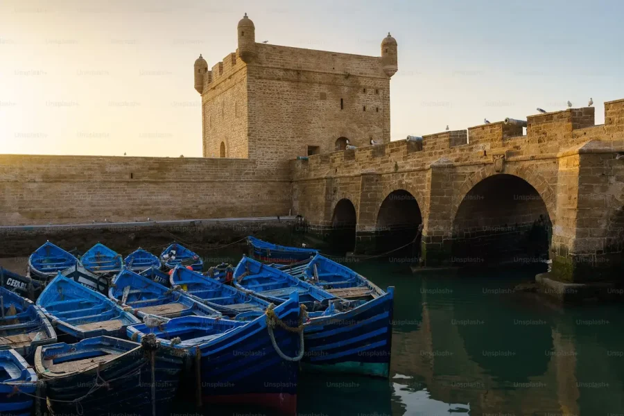 Scenic view of Essaouira during a day trip from Marrakech
