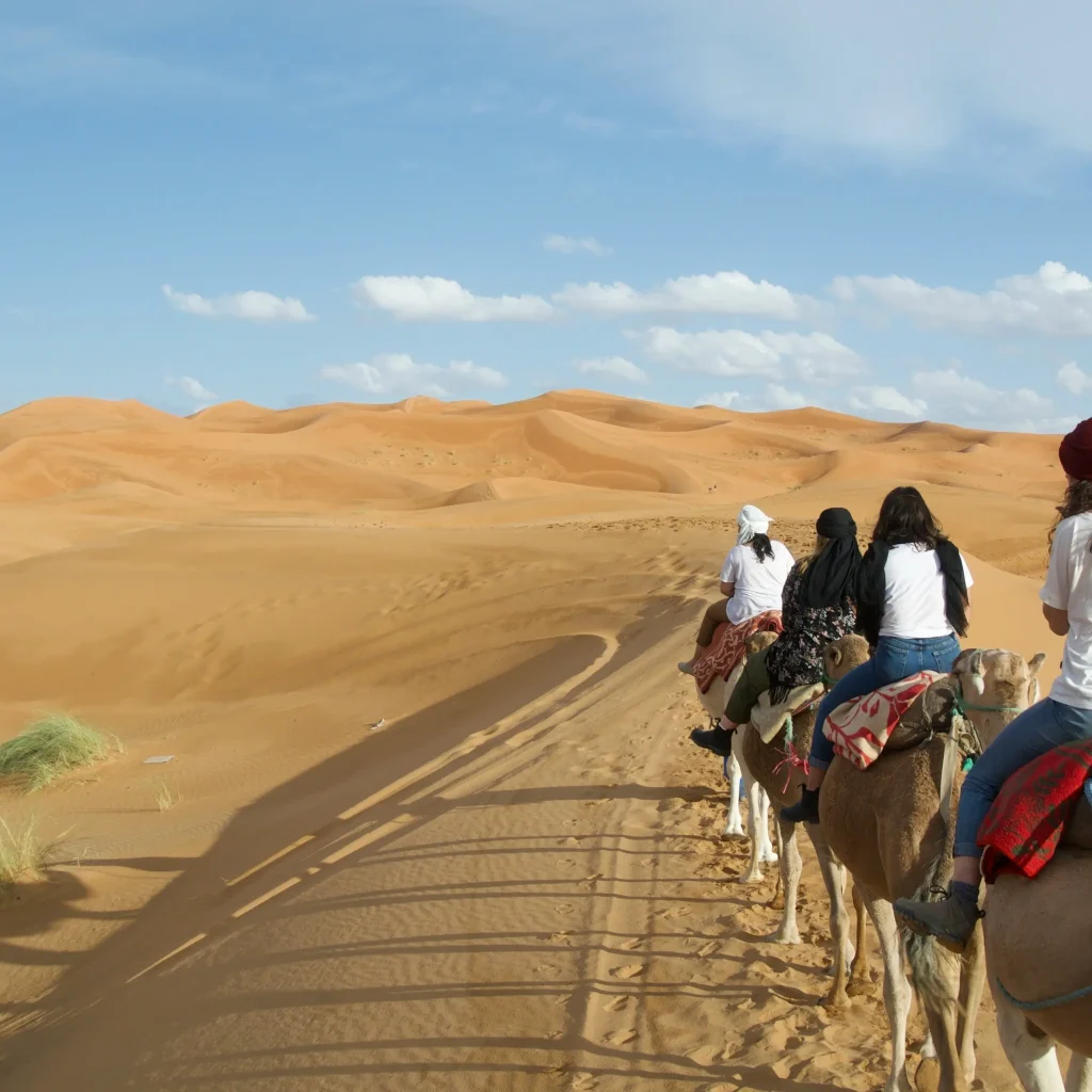 Best places to visit in Morocco showcasing Sahara Desert dunes 