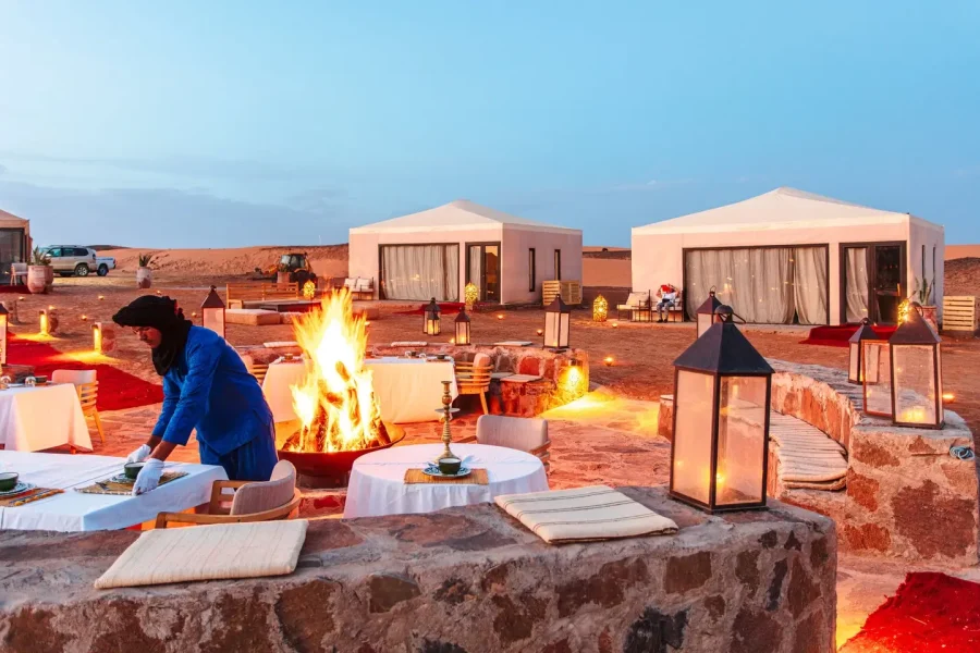 Luxury Camp in Merzouga Desert during 3 Days Tour from Marrakech